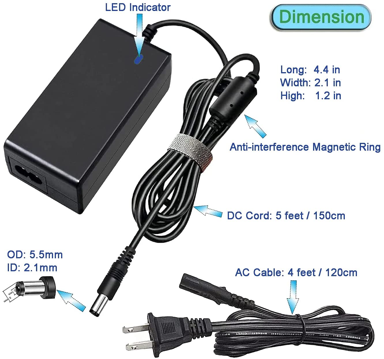 consonant Foreword sin F1TP UL Listed 24V AC/DC Adapter Power _SHENZHEN YICHENG INDUSTRIAL LIMITED  COMPANY,manufacturer camera ac adapter charger battery Accessories